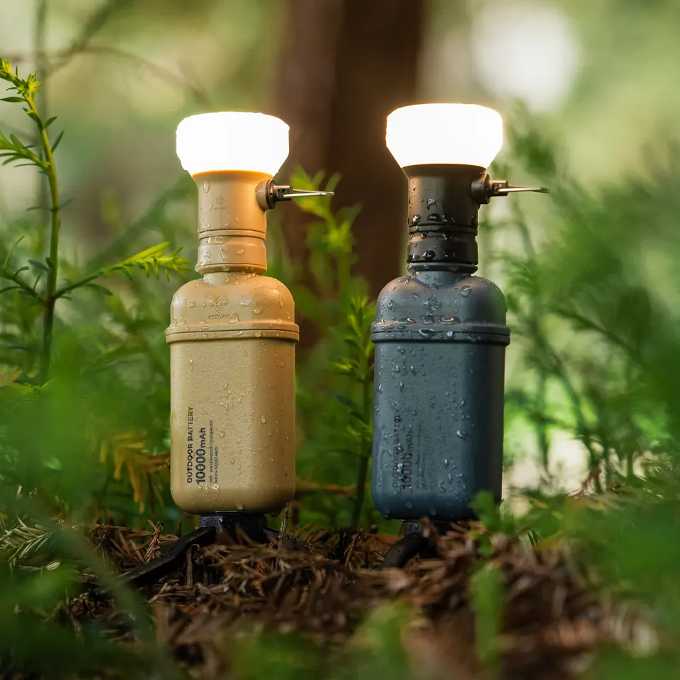 NESTOUT portable power banks with integrated camp lights